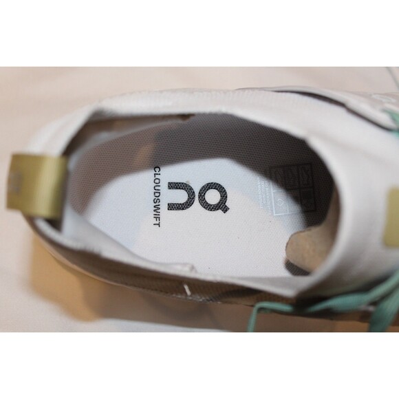 NIB ON CLOUD MEN\'S CLOUDSWIFT‎ 3 RUNNING ATHLETIC SNEAKERS WHITE GREEN SZ 12 main image 6